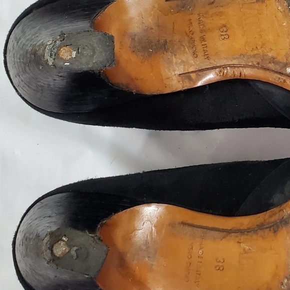 LABUCO Black Suede Ankle Boots in Size 38 - Picture 15 of 16